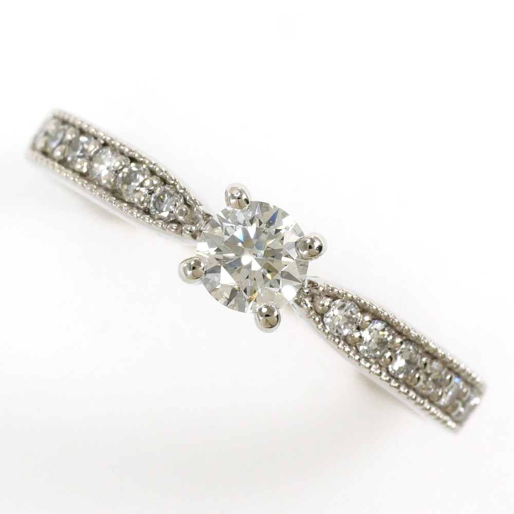 VINTAGE Silver Diamond Ring